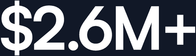 $2.6m+