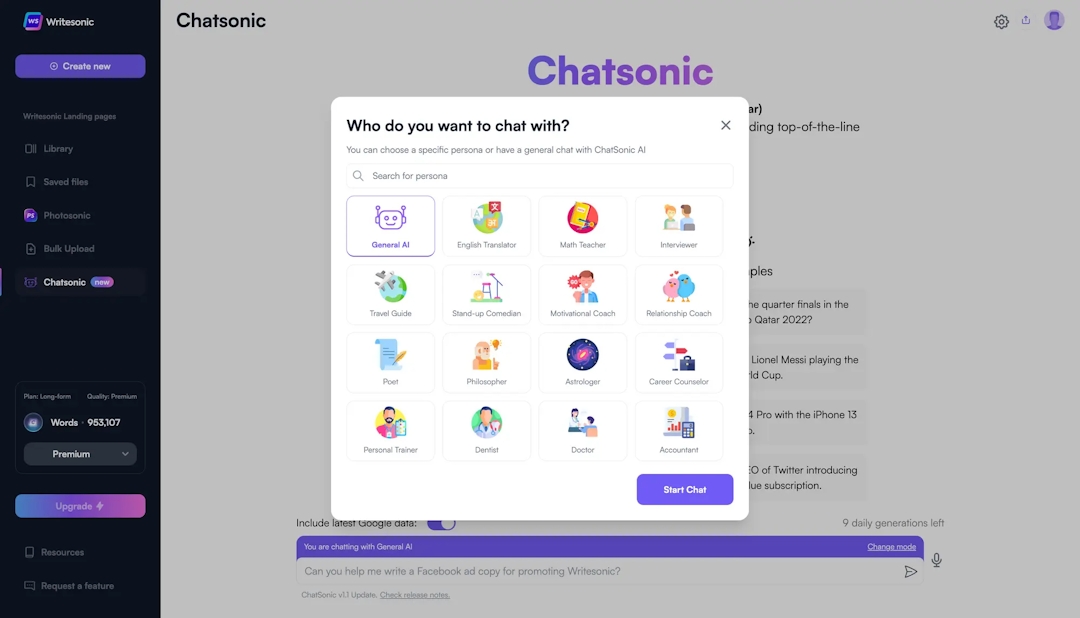 Chatsonic is ChatGPT on steroids: Customize your conversations with your own avatar