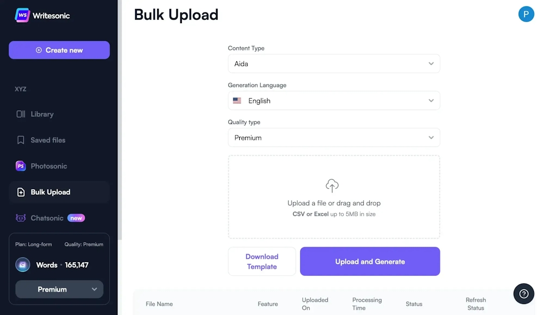 Save 28+ hours/week with bulk upload