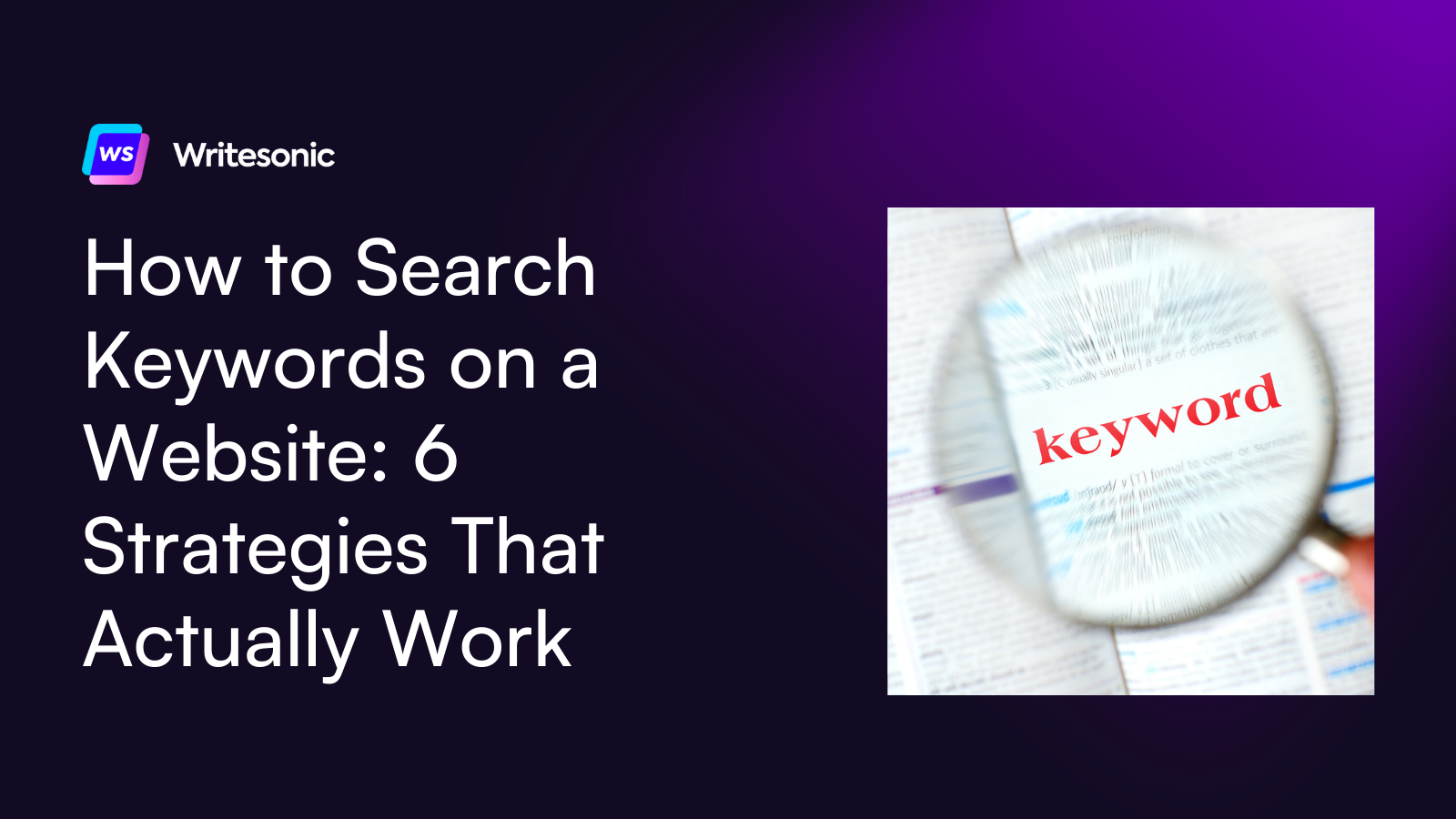 How to Search a Website for Keywords: 6 Strategies That Actually Work