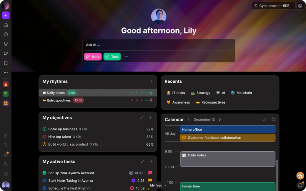 ClickUp alternatives - Ayanza