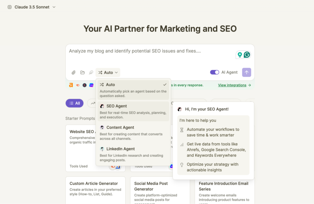 Chatsonic for SEO competitive analysis