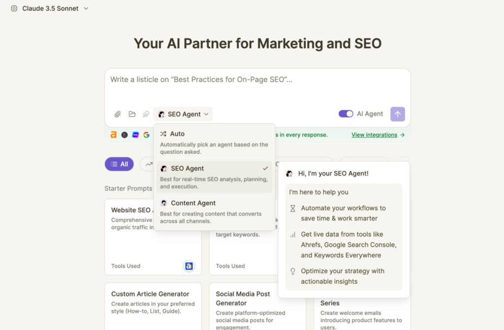 Best AI tools for SEO: Chatsonic