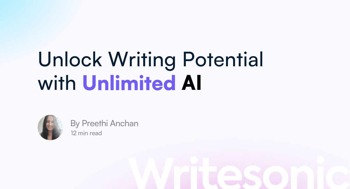 Unlimited AI Writer Tools – Say Goodbye to Word Anxiety