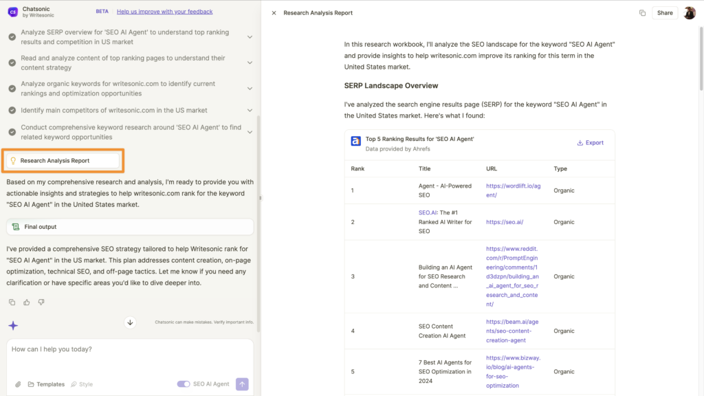 Research Analysis Report