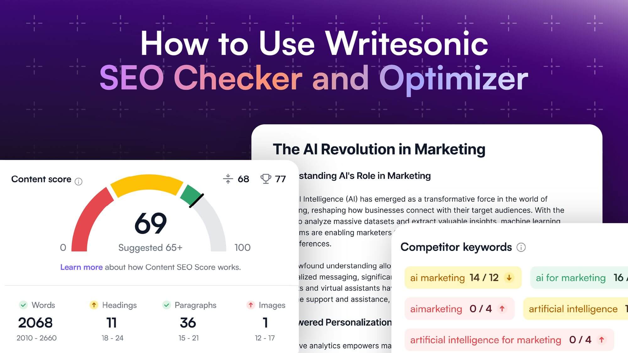 How to Use Writesonic SEO Checker and Optimizer: Insider Tips From the Makers