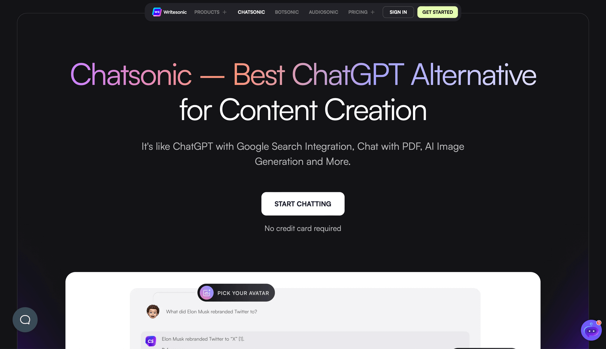 Chatsonic - Best AI chatbot