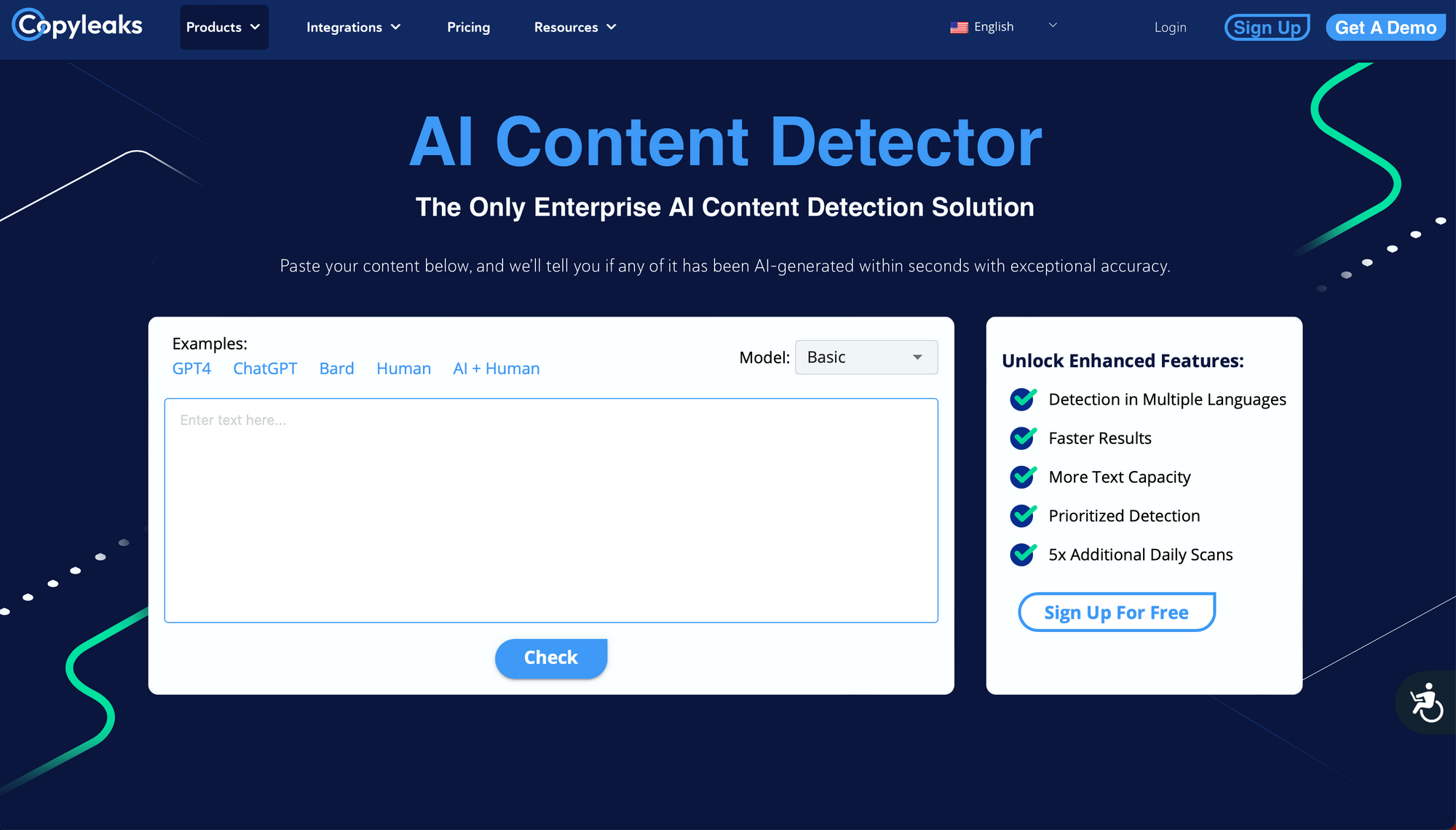 Copyleaks - Best AI detector