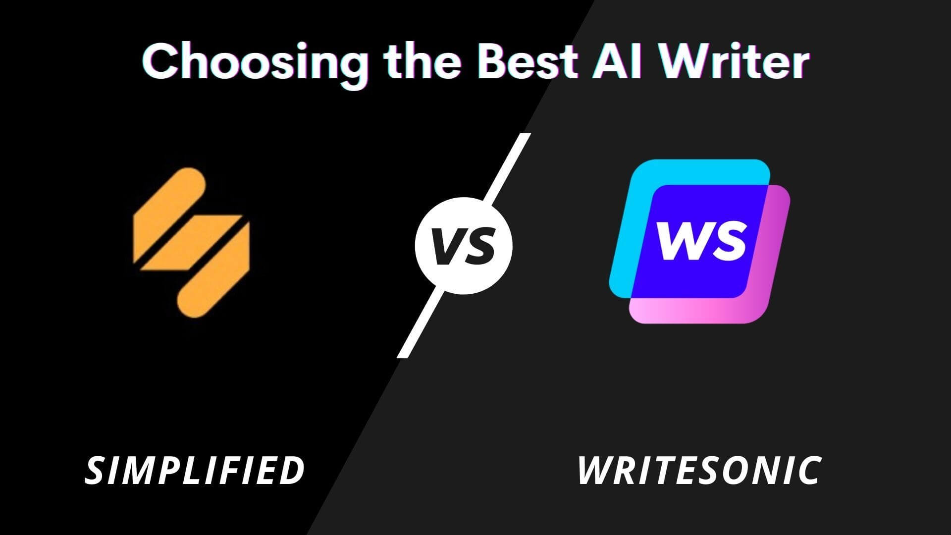 Simplified vs Writesonic for AI Writer