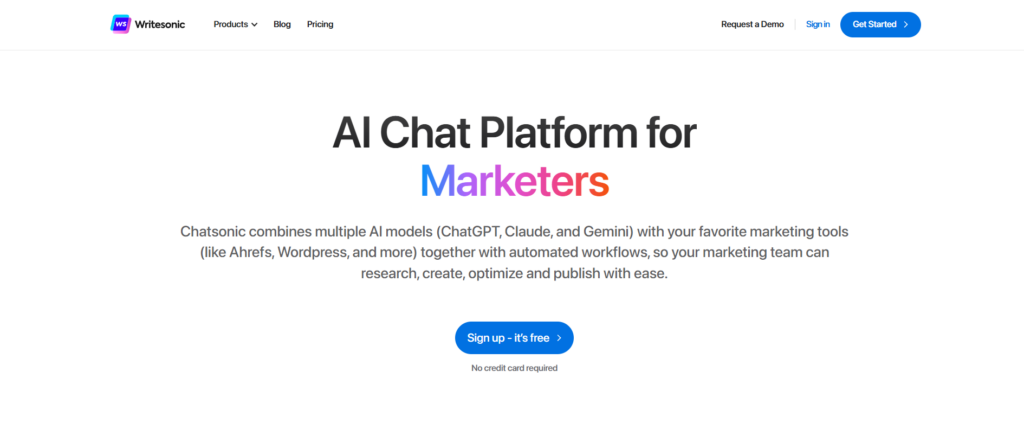 Chatsonic is a great example for a learning agent, a type of AI agent.