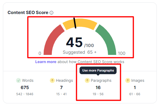 Writesonic SEO checker