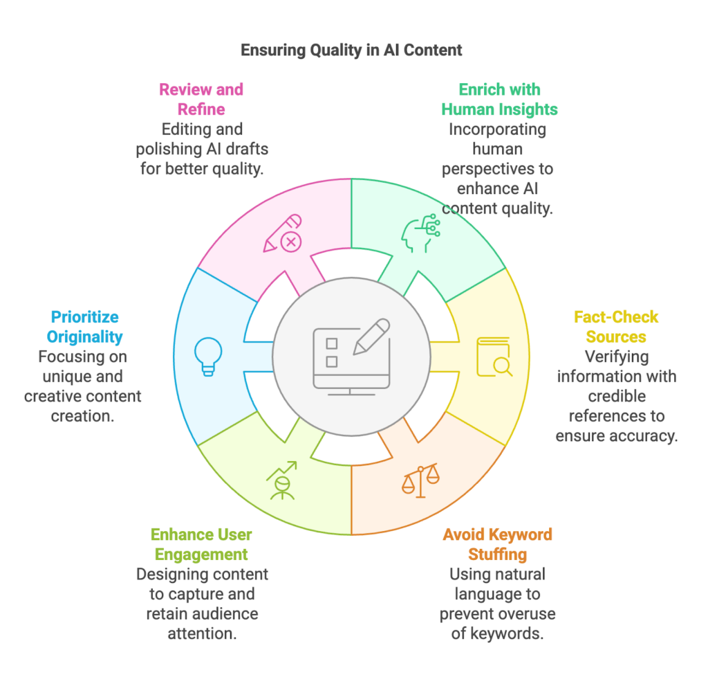 How to ensure quality in AI content for Google