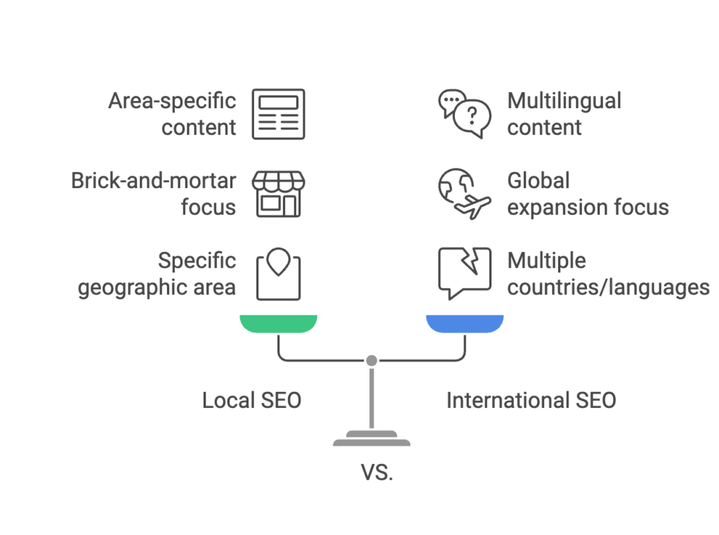 Local SEO vs Global SEO