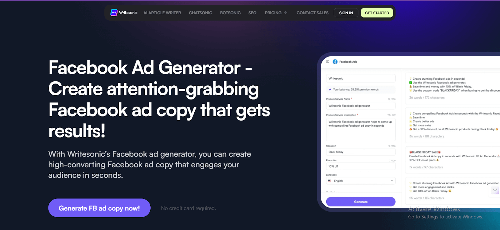 Create-Attention-Grabbing-Facebook-Ad-Using-Writesonic's-Facebook-Generator